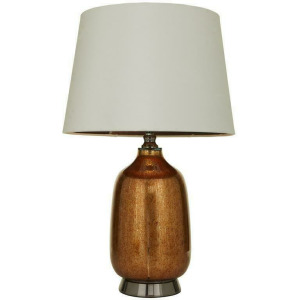 Copper Glass Accent Lamp