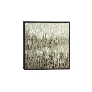 Multi Colored Earth Tone Abstract Acrylic Painting
