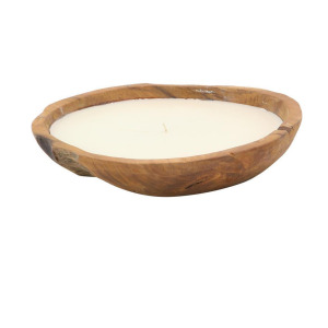Teak Wood Candle