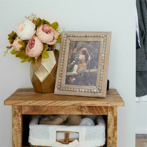 Light Brown Wood Photo Frame