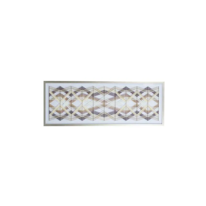 Multi Colored Cotton Abstract Framed Wall Art