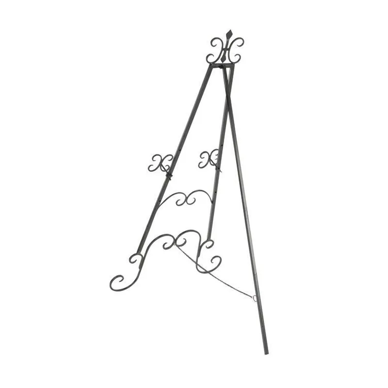 Black Metal Traditional Easel