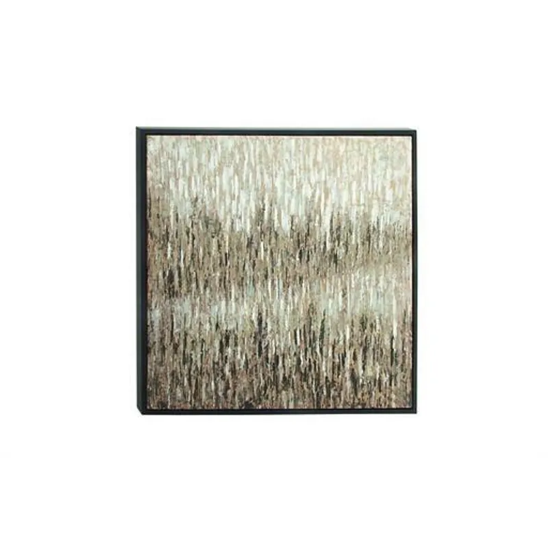 Multi Colored Earth Tone Abstract Acrylic Painting