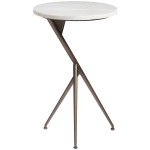 Curated Oslo Round End Table