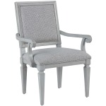 Summer Hill - French Gray Woven Accent Arm Chair
