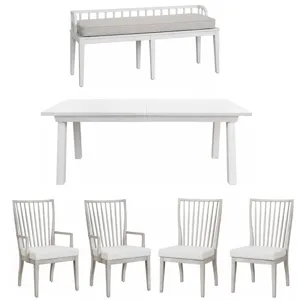 YT Dining Table, 4 Chairs & Bench
