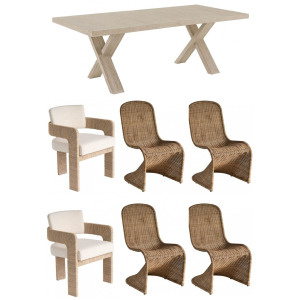 Oasis- Coastal Living Home 7 PC Dining Set