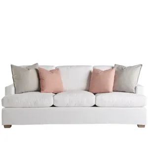 Malibu Slipcover Sofa - Silo with a white background