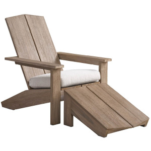 Coastal Living Saratoga Adirondack Chair and Ottoman