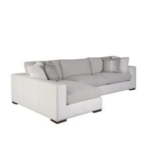 Shelborne Left Arm Chaise Right Arm Loveseat - Silo with a white background