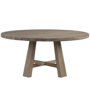 Coastal Living Saratoga Round Dining Table Wood Top