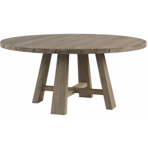 Coastal Living Saratoga Round Dining Table Wood Top