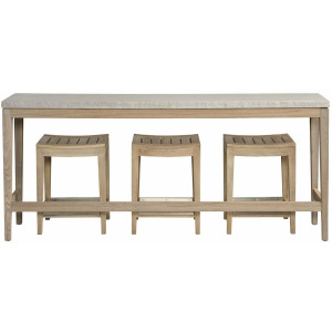 Coastal Living Saratoga Console w Stools