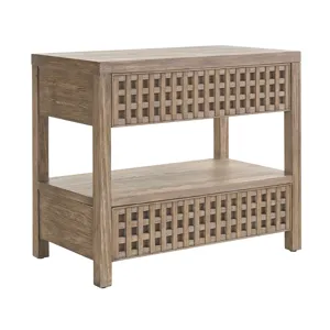 Boulder Nightstand - Silo with a white background