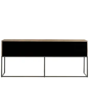 Dwell Boulder Metal Base Console