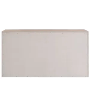 River Rock Six Drawer Dresser - Silo with a white background