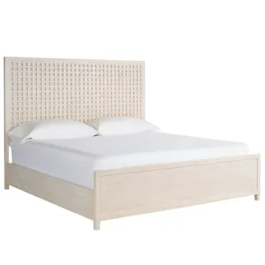 River Rock Panel Bed King - Silo with a white background
