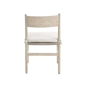 River Rock Wood Back Side Chair - Silo with a white background