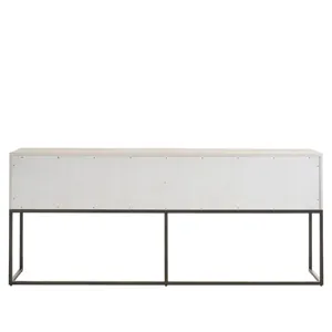 Dwell River Rock Metal Base Console