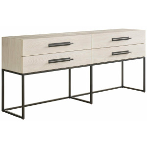 Dwell River Rock Metal Base Console