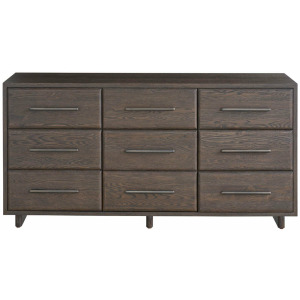 Modern Sable Nine Drawer Dresser