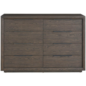 Modern Sable Eight Drawer Dresser