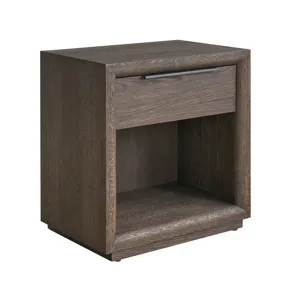 Sable One Drawer Nightstand - Silo with a white background