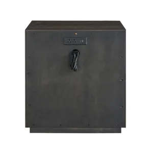 Sable One Drawer Nightstand - Silo with a white background
