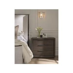 Sable Plinth Nightstand - Multiple item room scene