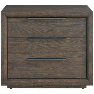 Modern Sable Plinth Nightstand