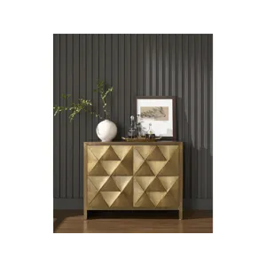 Modern Origami Hall Chest