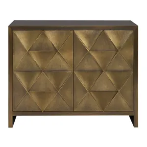 Modern Origami Hall Chest
