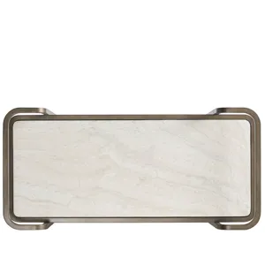Modern Aged Gold Bar Cart