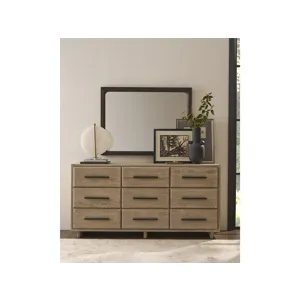 Desert Nine Drawer Dresser - Multiple item room scene