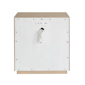 Desert One Drawer Nightstand - Silo with a white background