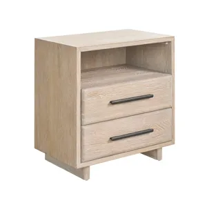 Desert Open Storage Nightstand - Silo with a white background
