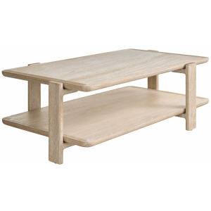 Modern Desert and Stone Cocktail Table