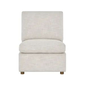 Hyde Armless Recliner Chair - Silo with a white background