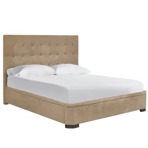 Montclair Upholstered Bed King - Silo with a white background
