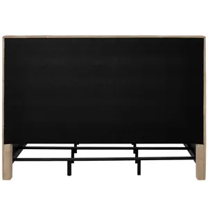 Montclair Upholstered Bed King - Silo with a white background