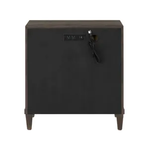 Cocoa Nightstand - Silo with a white background