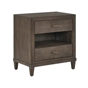 Cocoa Nightstand - Silo with a white background