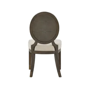 Cocoa Oval Side Chair - Silo with a white background