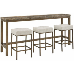 Montclair Brindle Console W Stools