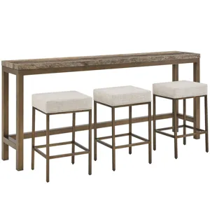 Montclair Brindle Console W Stools