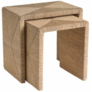 Oasis- Coastal Living Home Abaca Nesting Tables