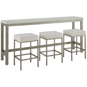 Oasis- Coastal Living Home Oasis Console with Stools