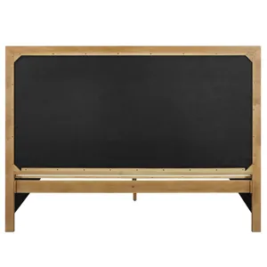 Brindle Upholstered Storage Bed Queen - Silo with a white background