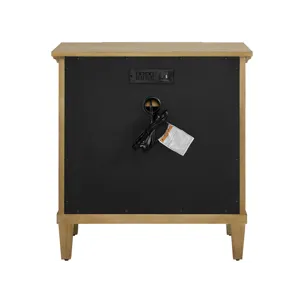 Brindle Nightstand - Silo with a white background