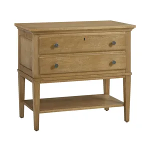 Brindle Nightstand - Silo with a white background